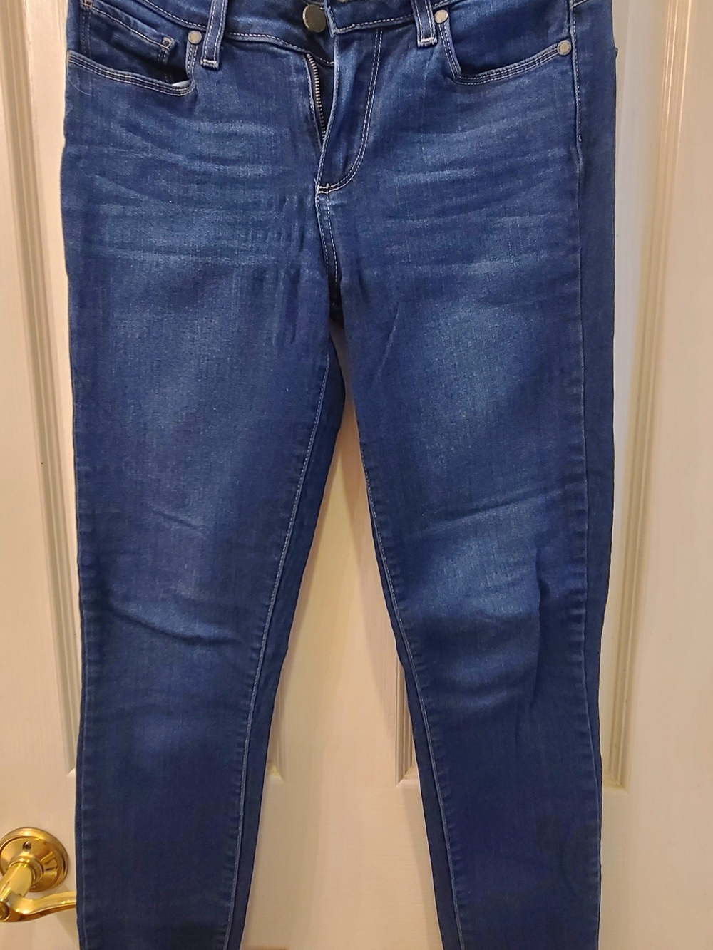PAIGE Indigo Skinny Jeans with Light Fade